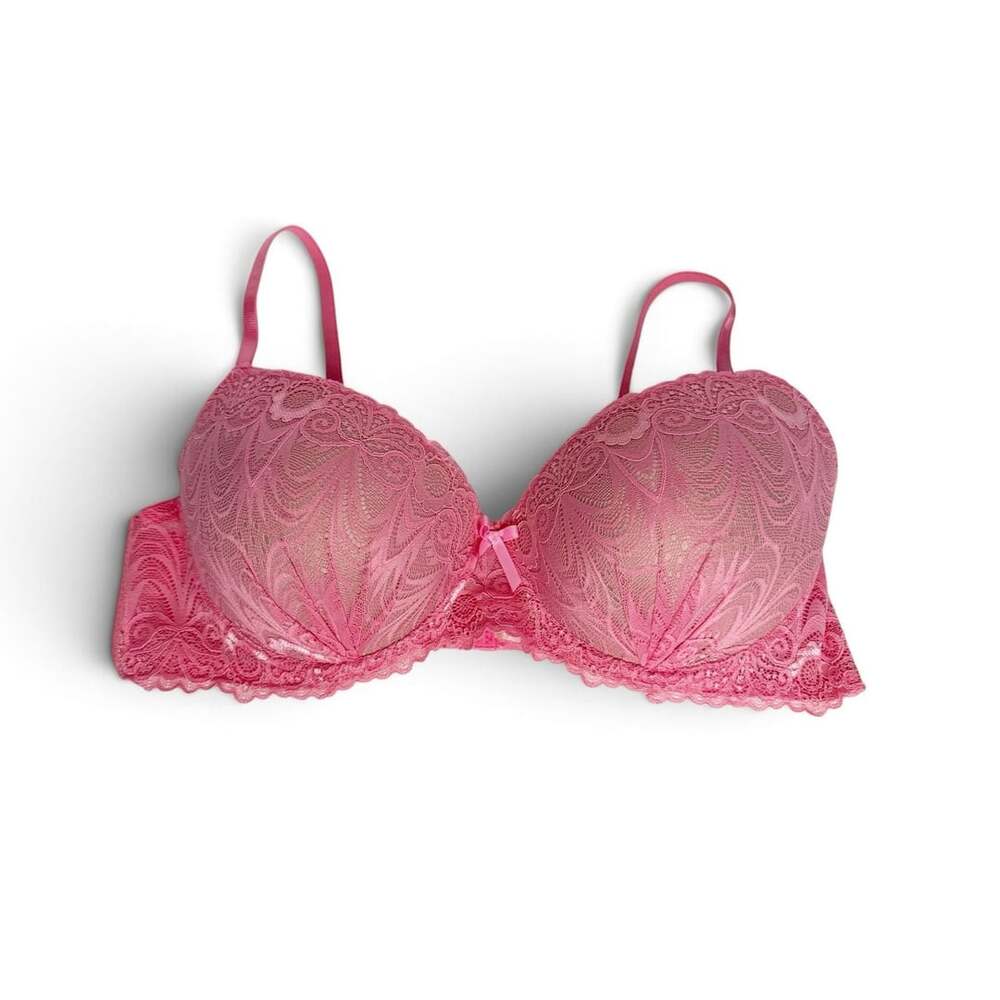 Felina Lingerie Pink Lace Contour Underwire Bra 38C